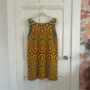 Zara Retro Jacquard Knit Dress